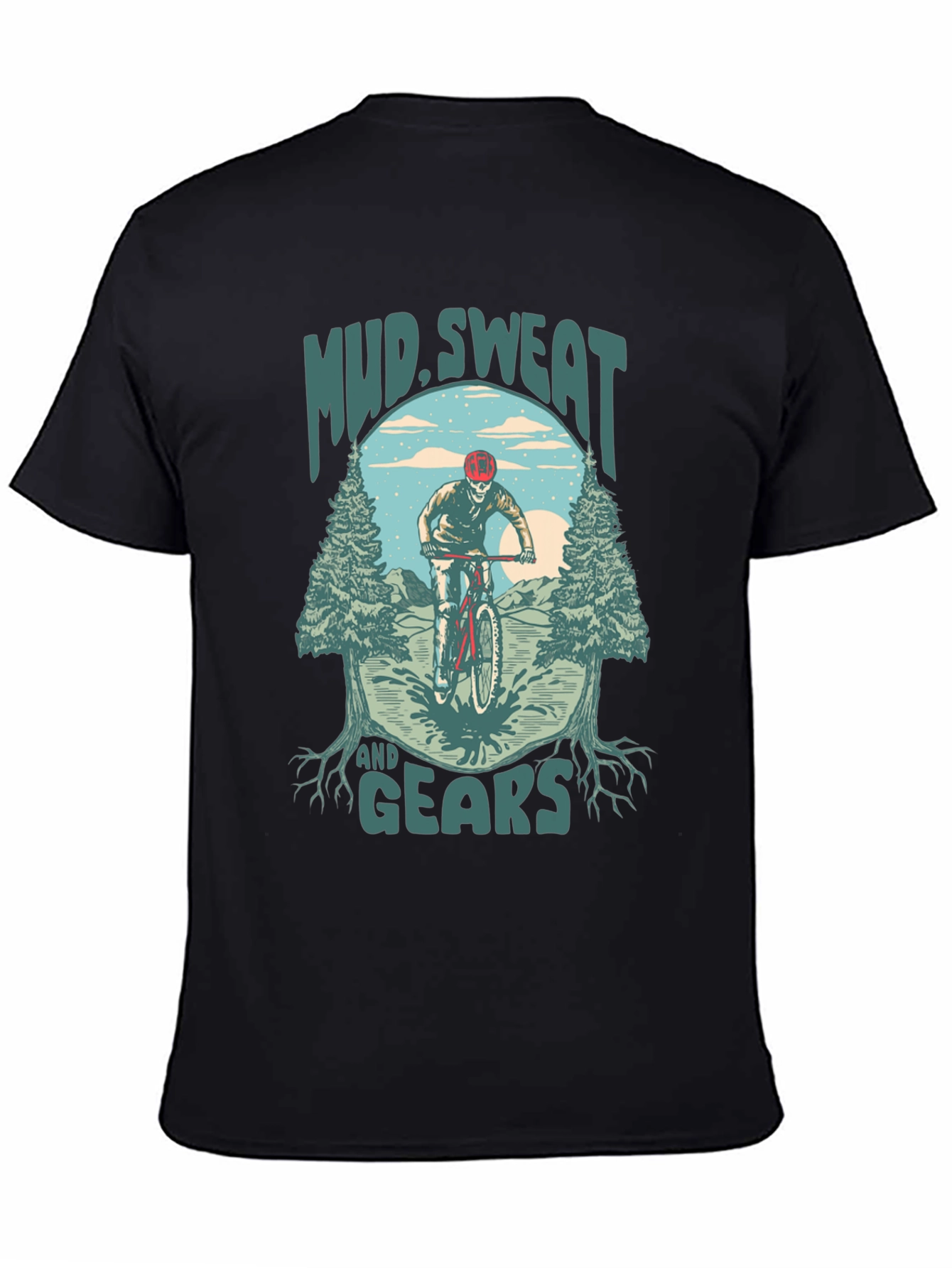 Mud Sweat and Gears Mountain Bike Graphic T-Shirt