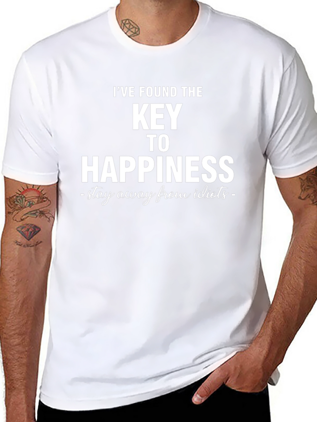 Key to Happiness Graphic T-Shirt