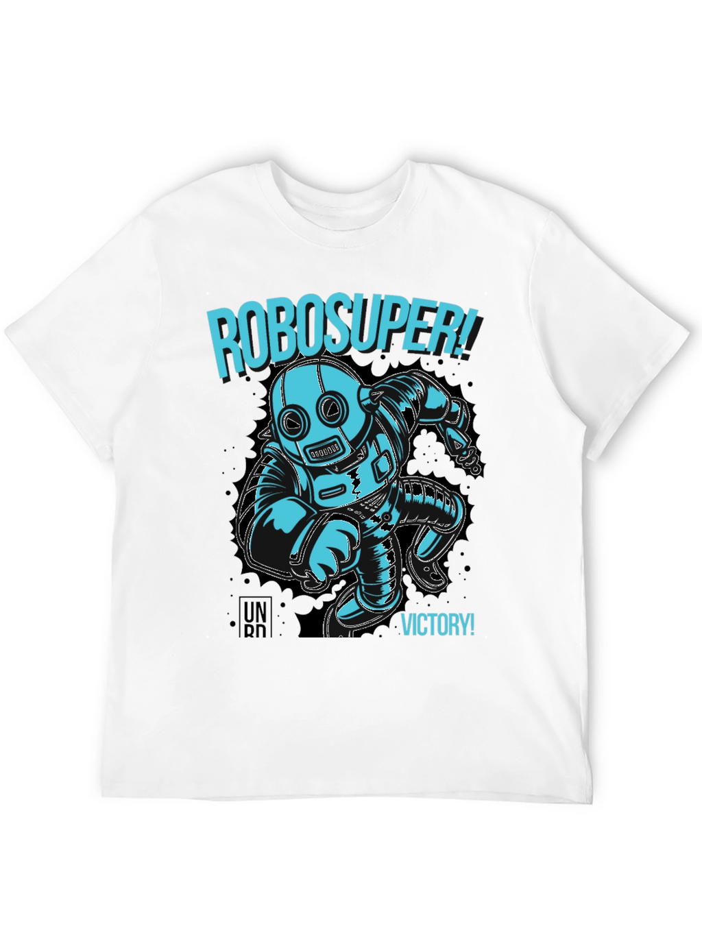 RoboSuper! Graphic Print Black T-Shirt