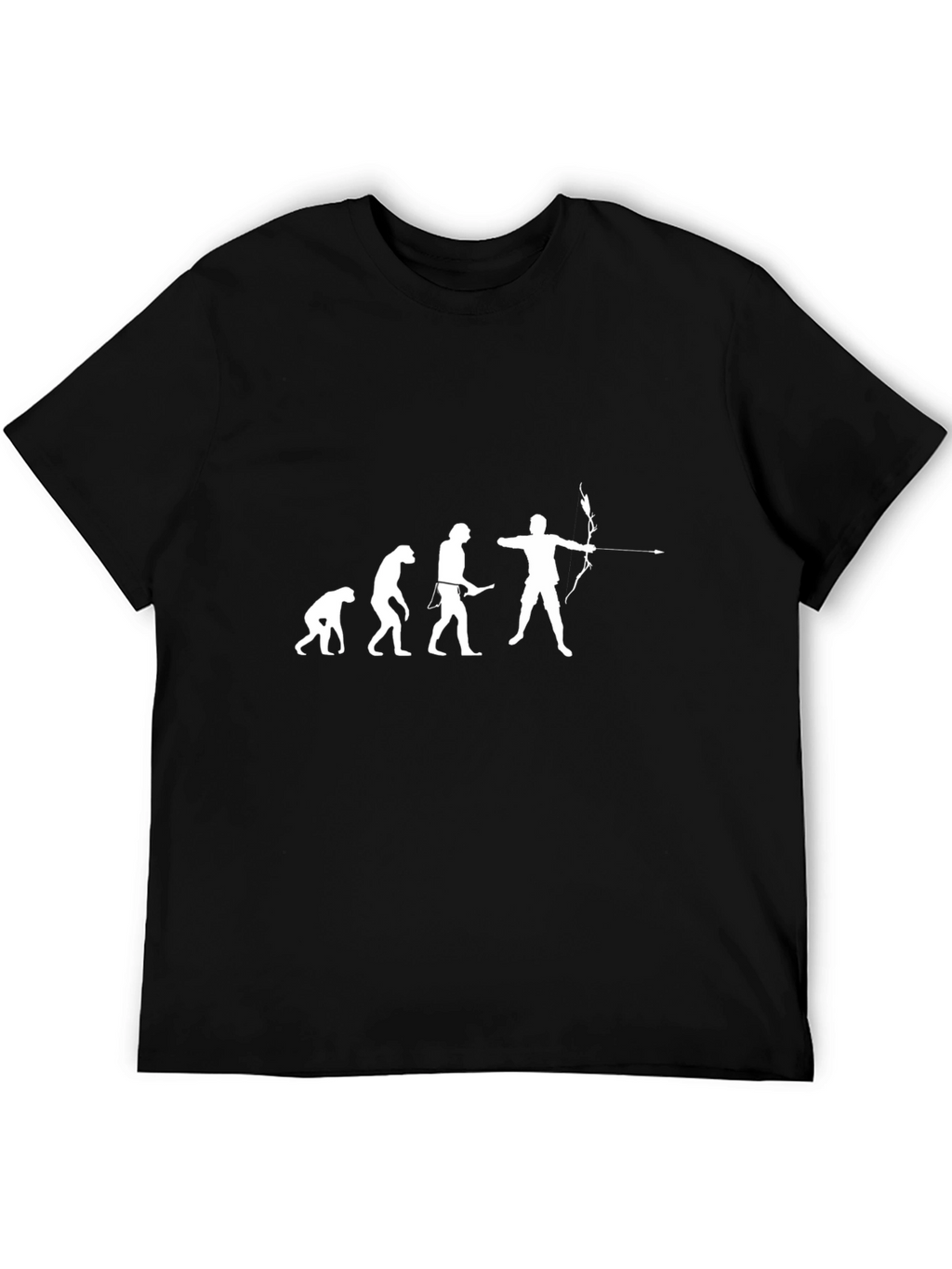 Evolution of Archery Black T-Shirt