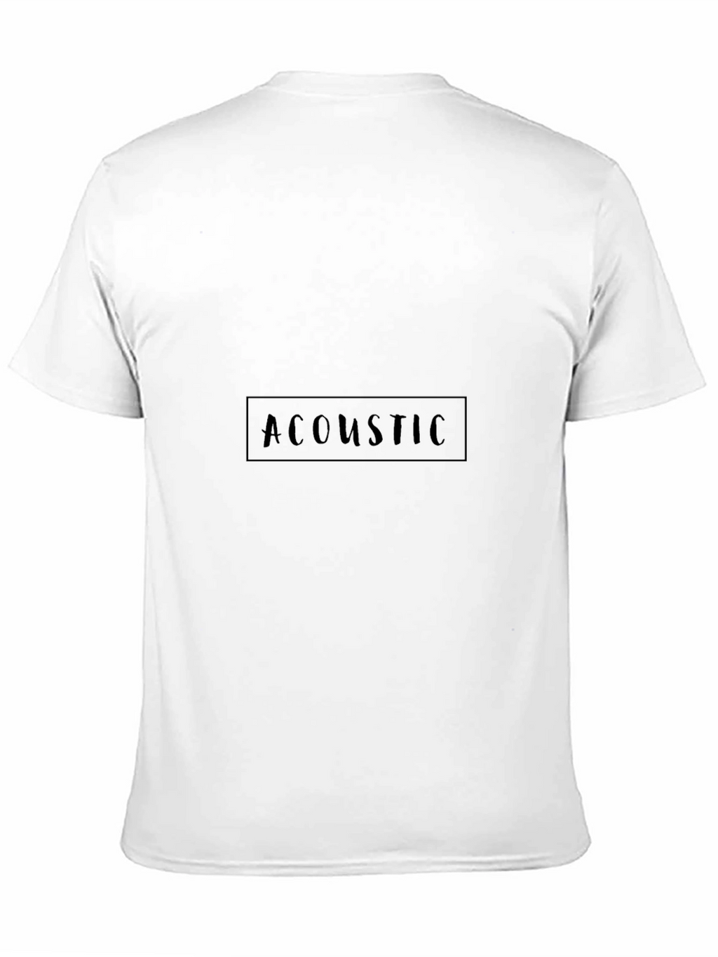 Acoustic Graphic Black Tee - Classic Comfort Fit