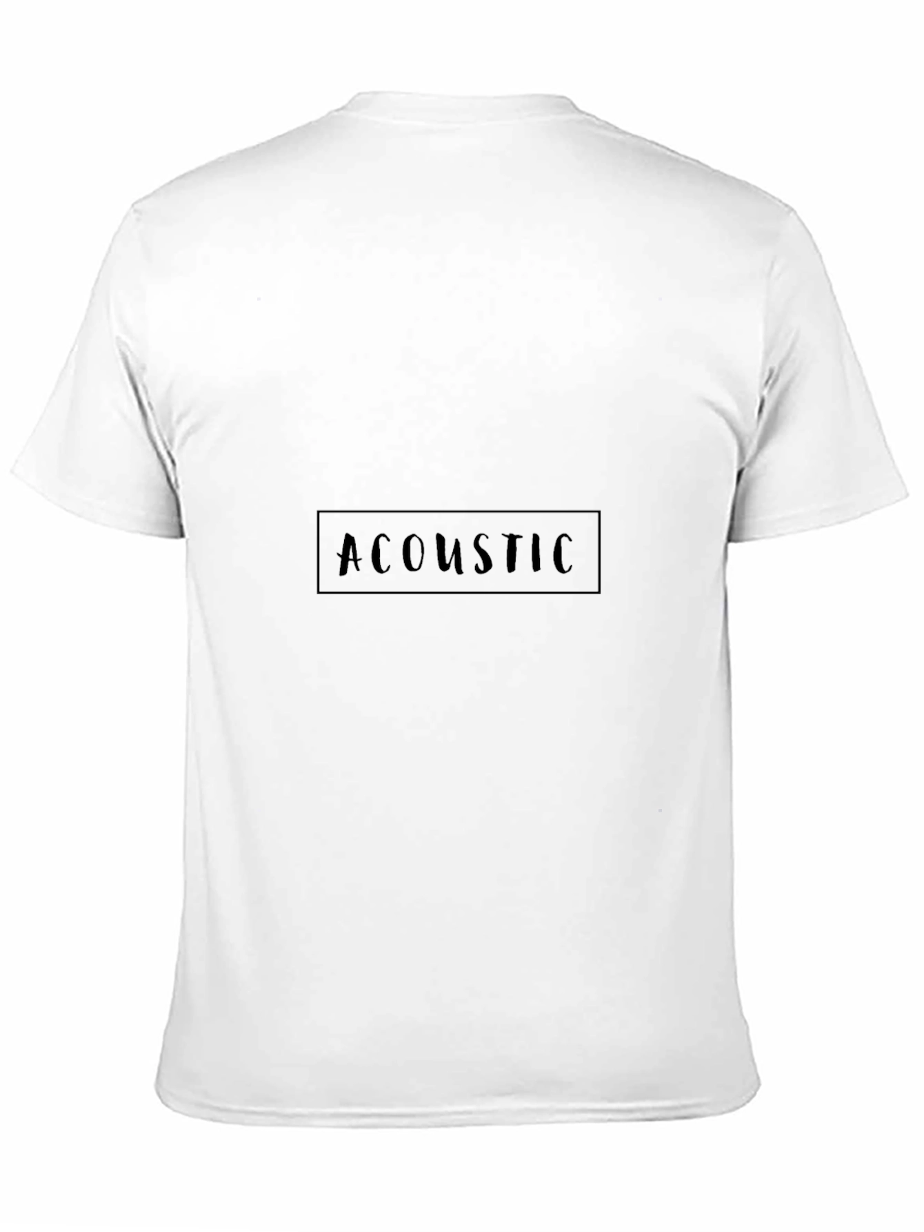 Acoustic Graphic Black Tee - Classic Comfort Fit