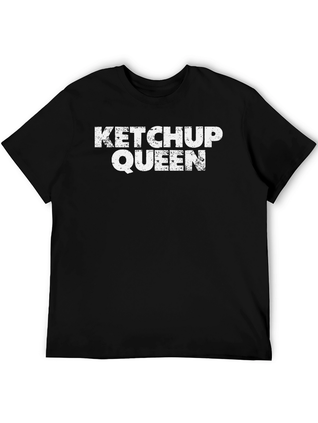 Ketchup Queen Graphic Tee - Distressed Print