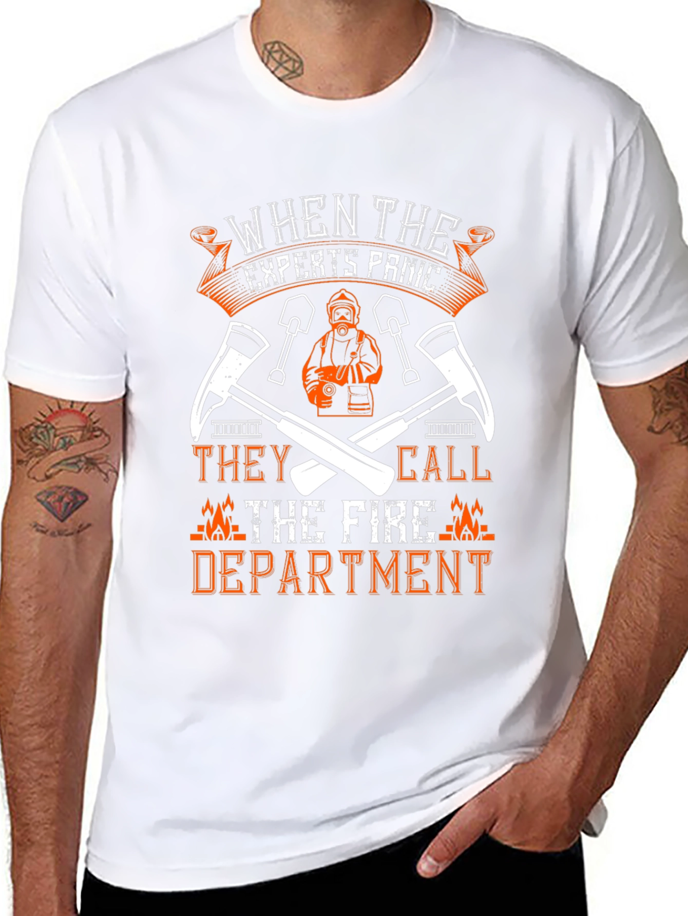 Fire Department Graphic T-Shirt