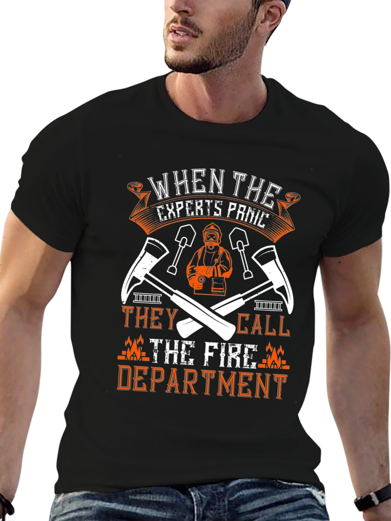 Fire Department Graphic T-Shirt