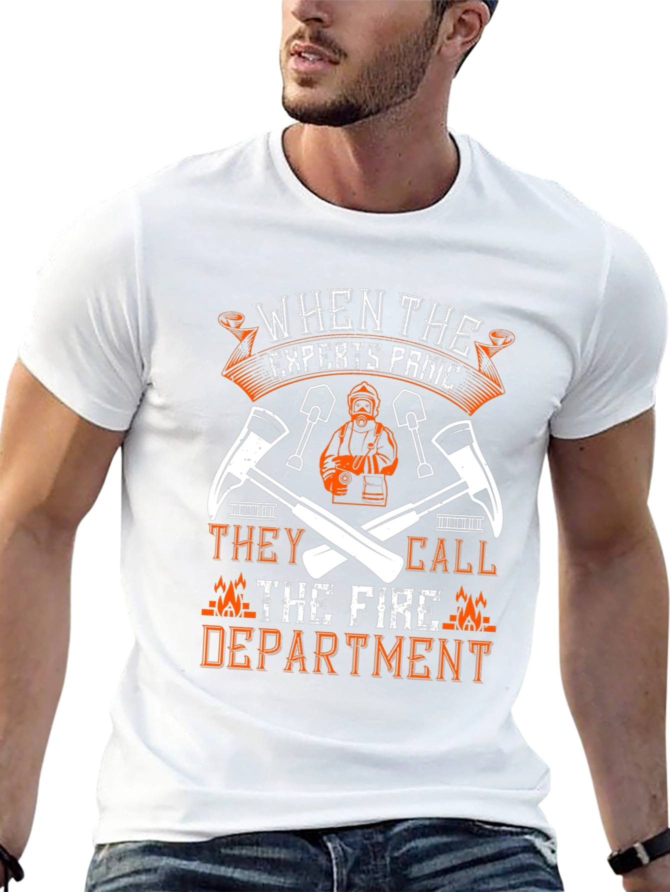 Fire Department Graphic T-Shirt