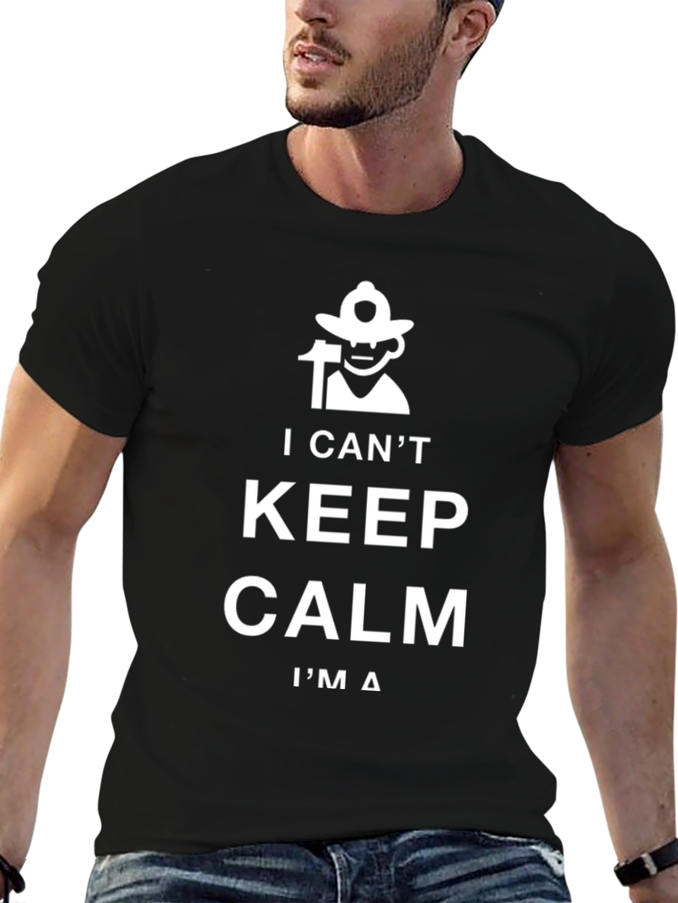 I Cant Keep Calm Im a Firefighter T-Shirt