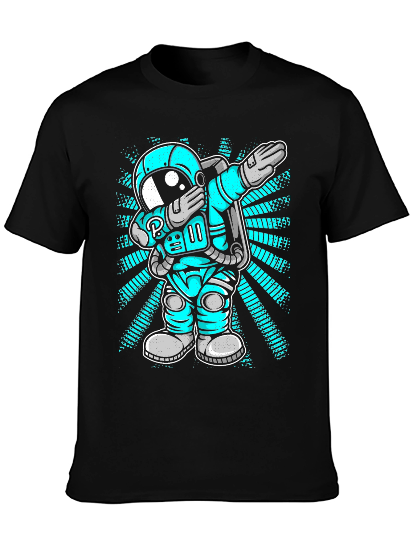 Dabbing Astronaut Graphic T-Shirt