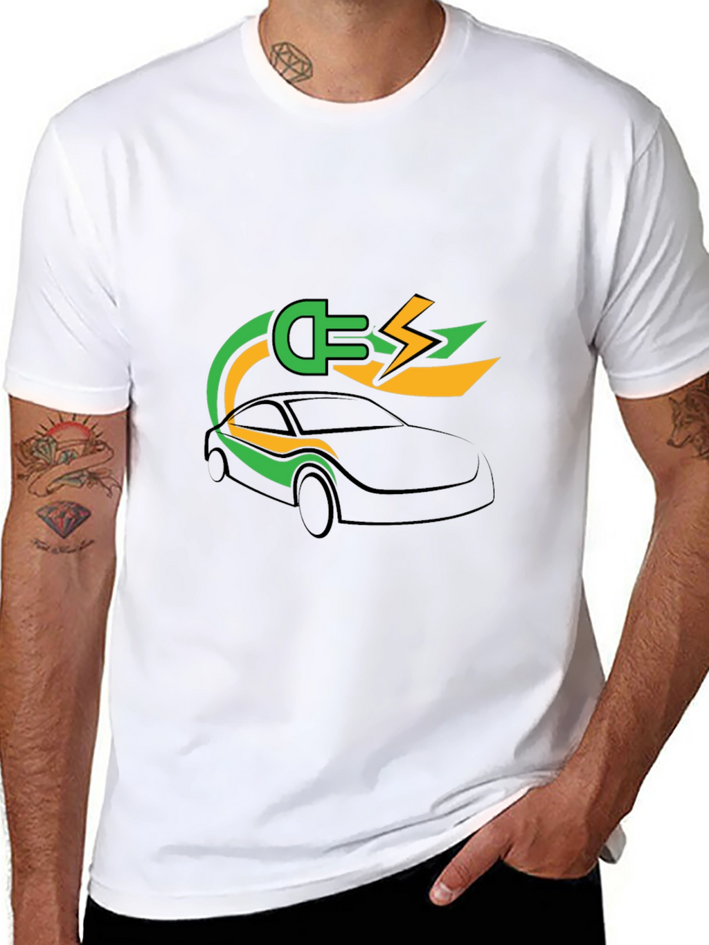 Electric Car T-Shirt - Charge Up Your Style!