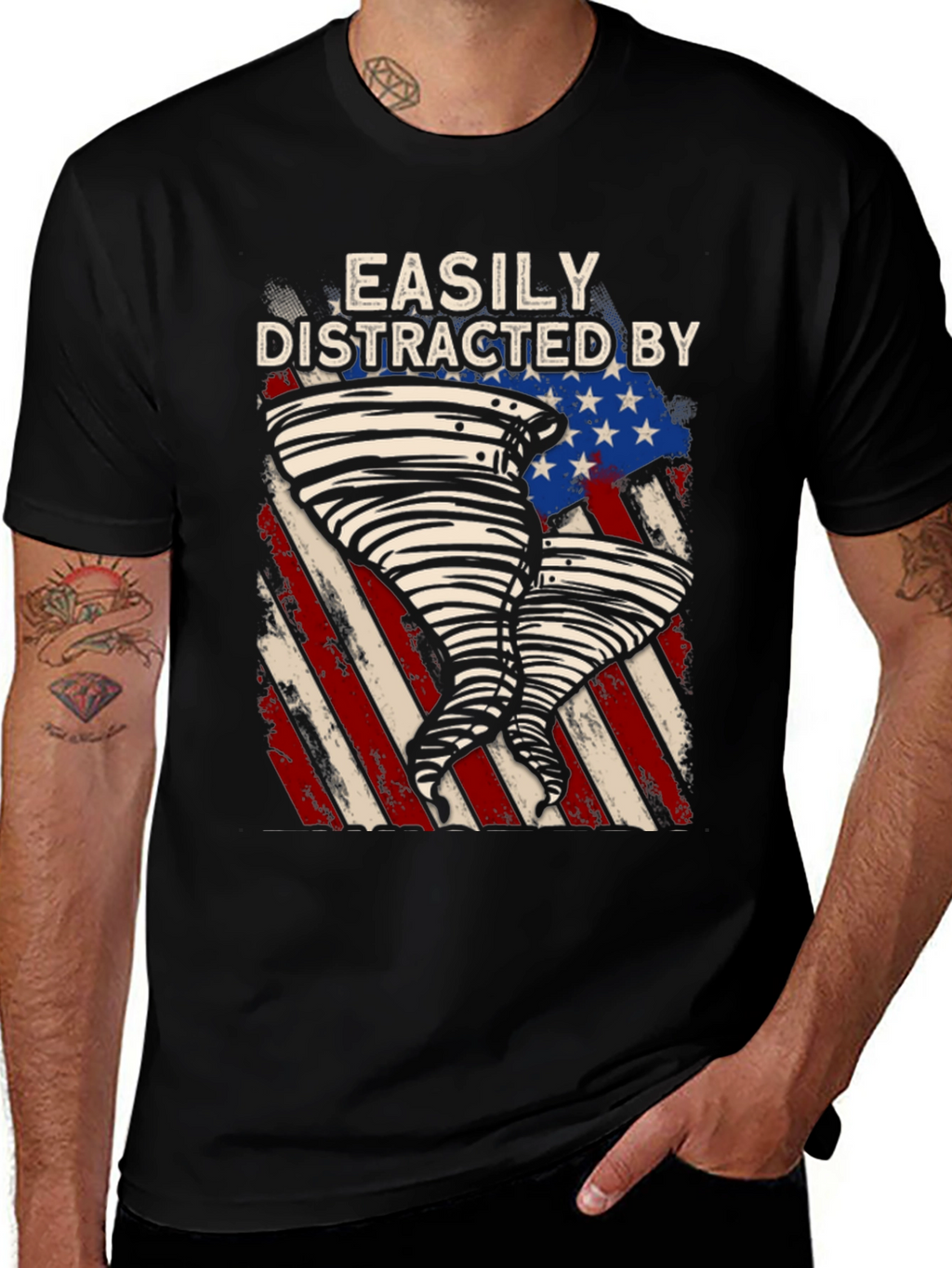 Easily Distracted by Tornadoes T-Shirt