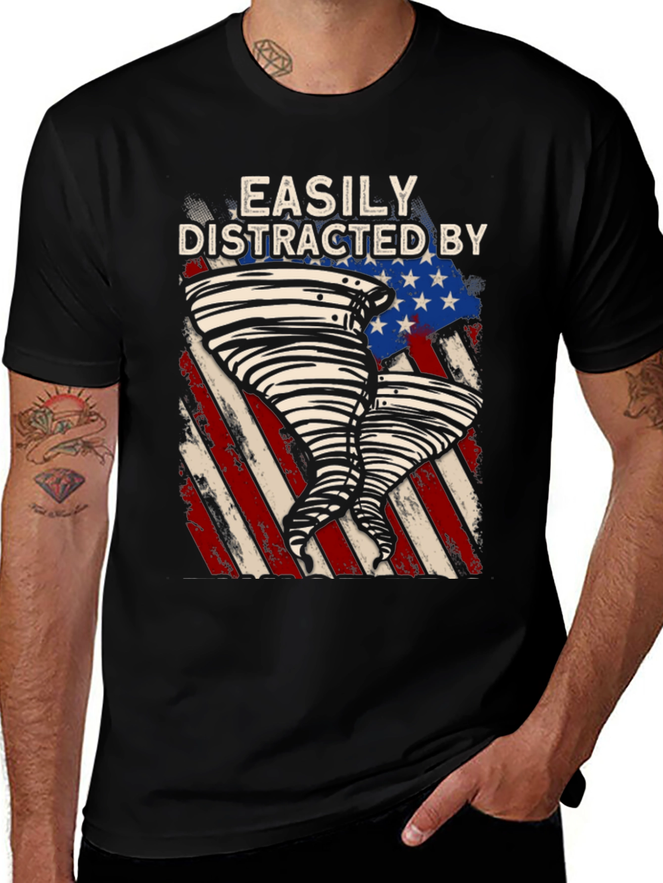 Easily Distracted by Tornadoes T-Shirt