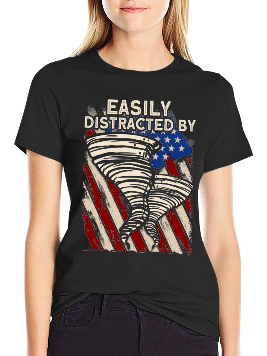 Easily Distracted by Tornadoes T-Shirt