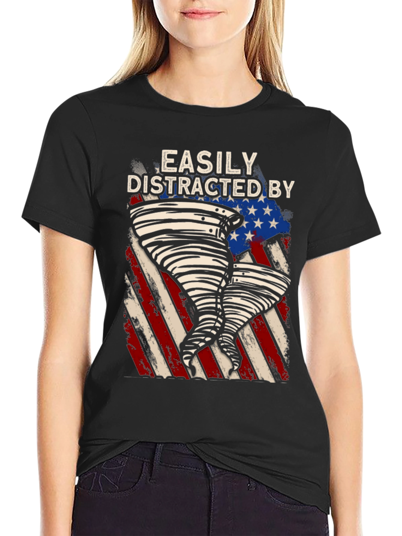 Easily Distracted by Tornadoes T-Shirt