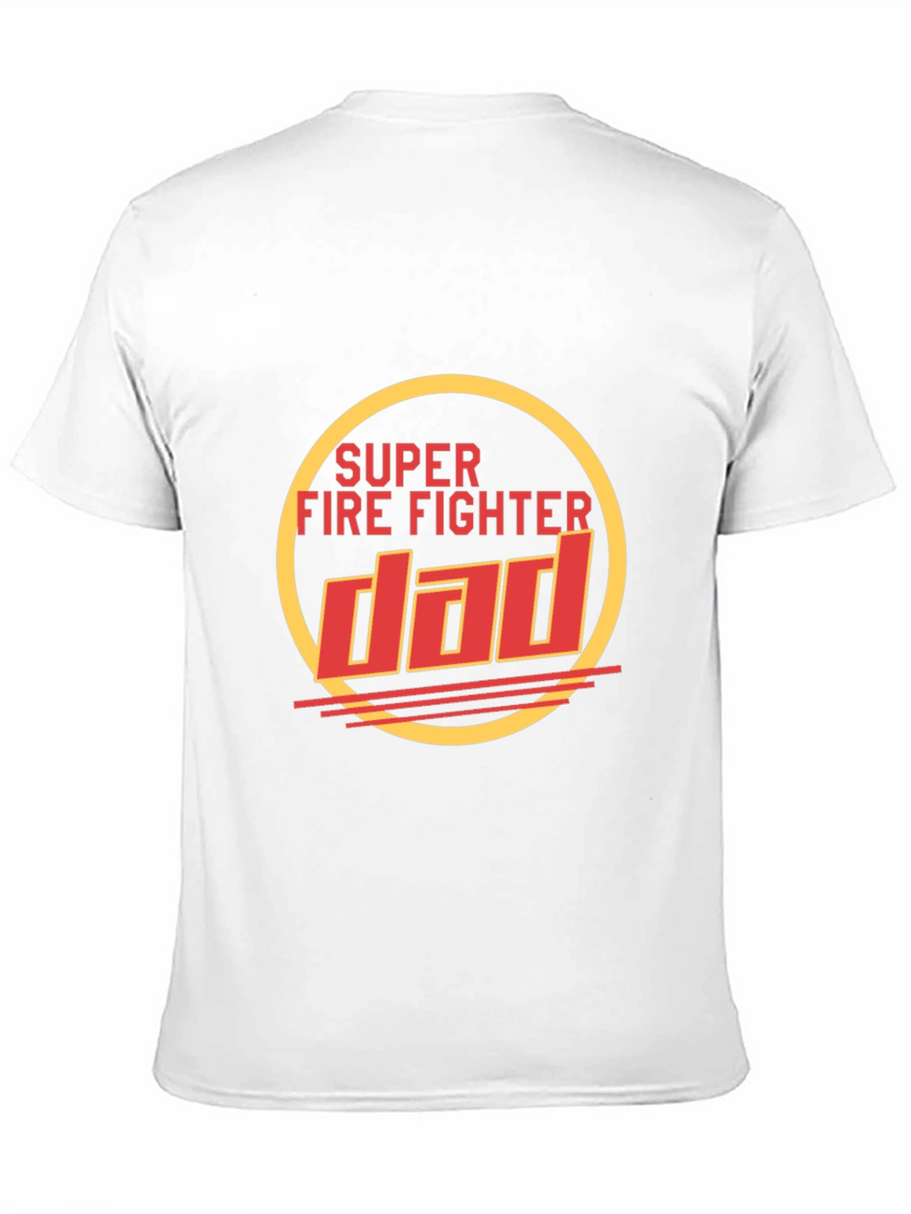 Super Firefighter Dad T-Shirt - Black