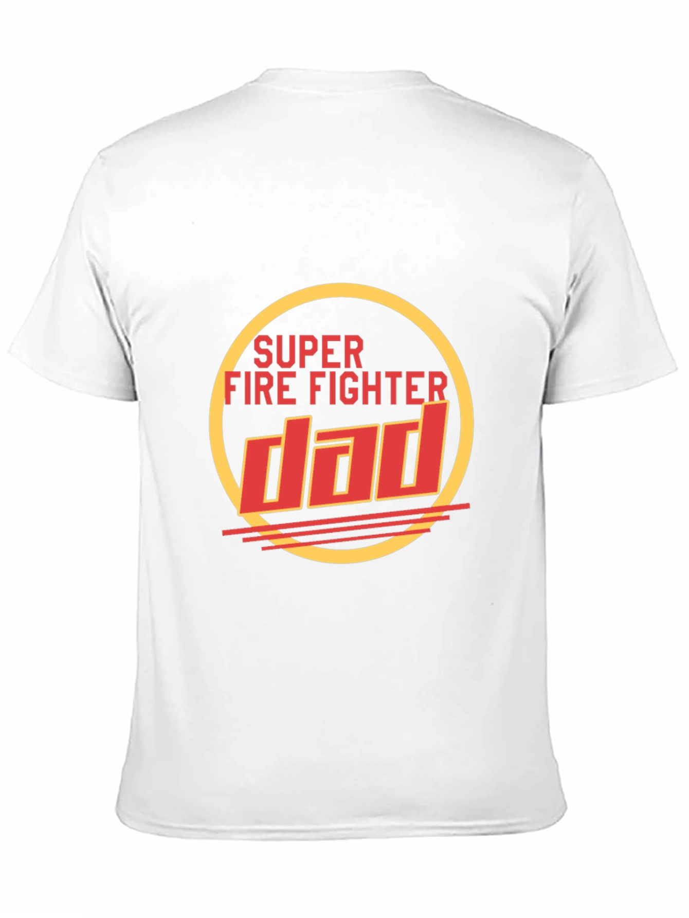 Super Firefighter Dad T-Shirt - Black
