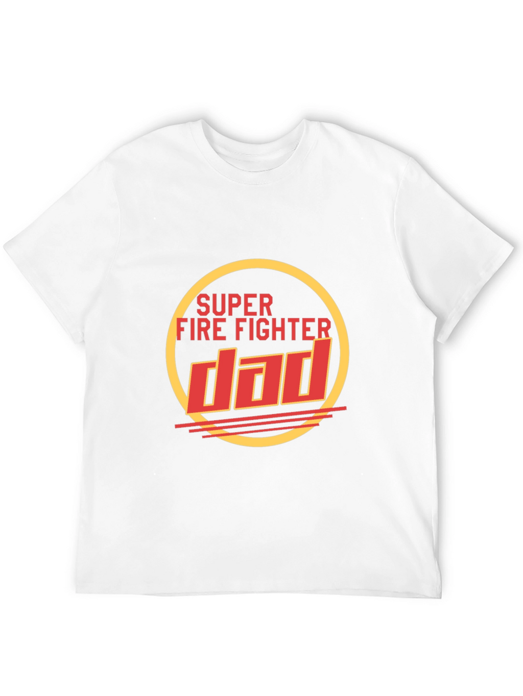 Super Firefighter Dad T-Shirt - Black