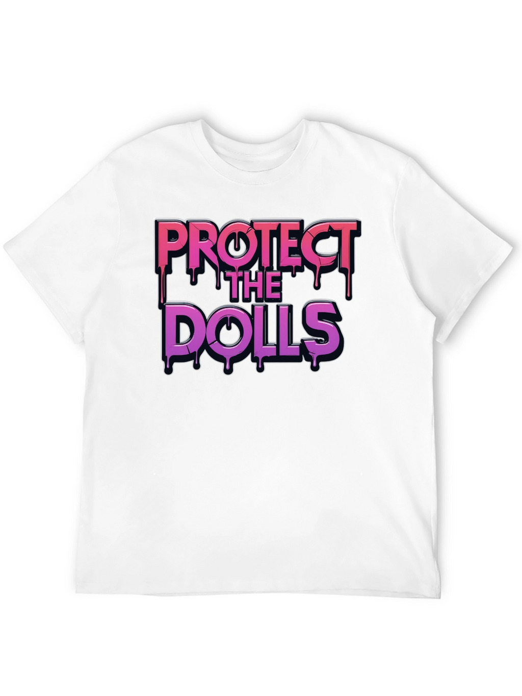 Protect the Dolls Graphic T-Shirt - Black