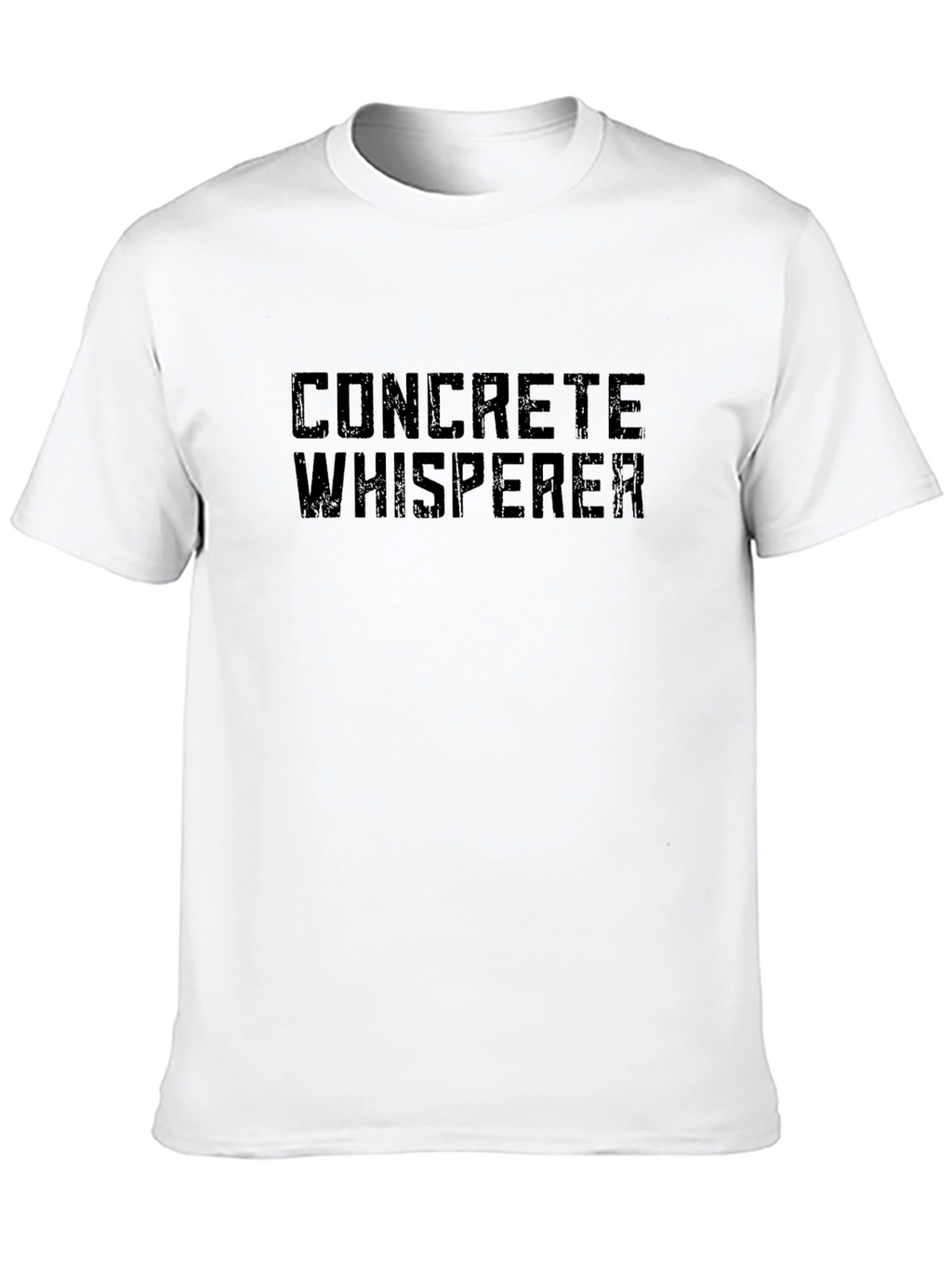 Concrete Whisperer Black Graphic Tee