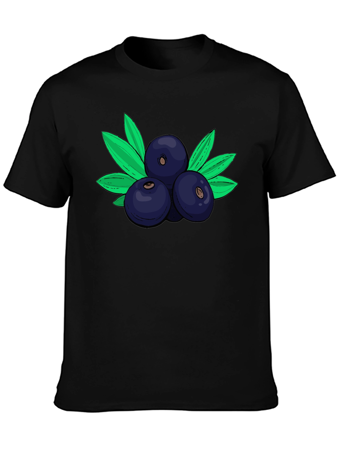 Blueberry Graphic Tee - Fresh & Stylish