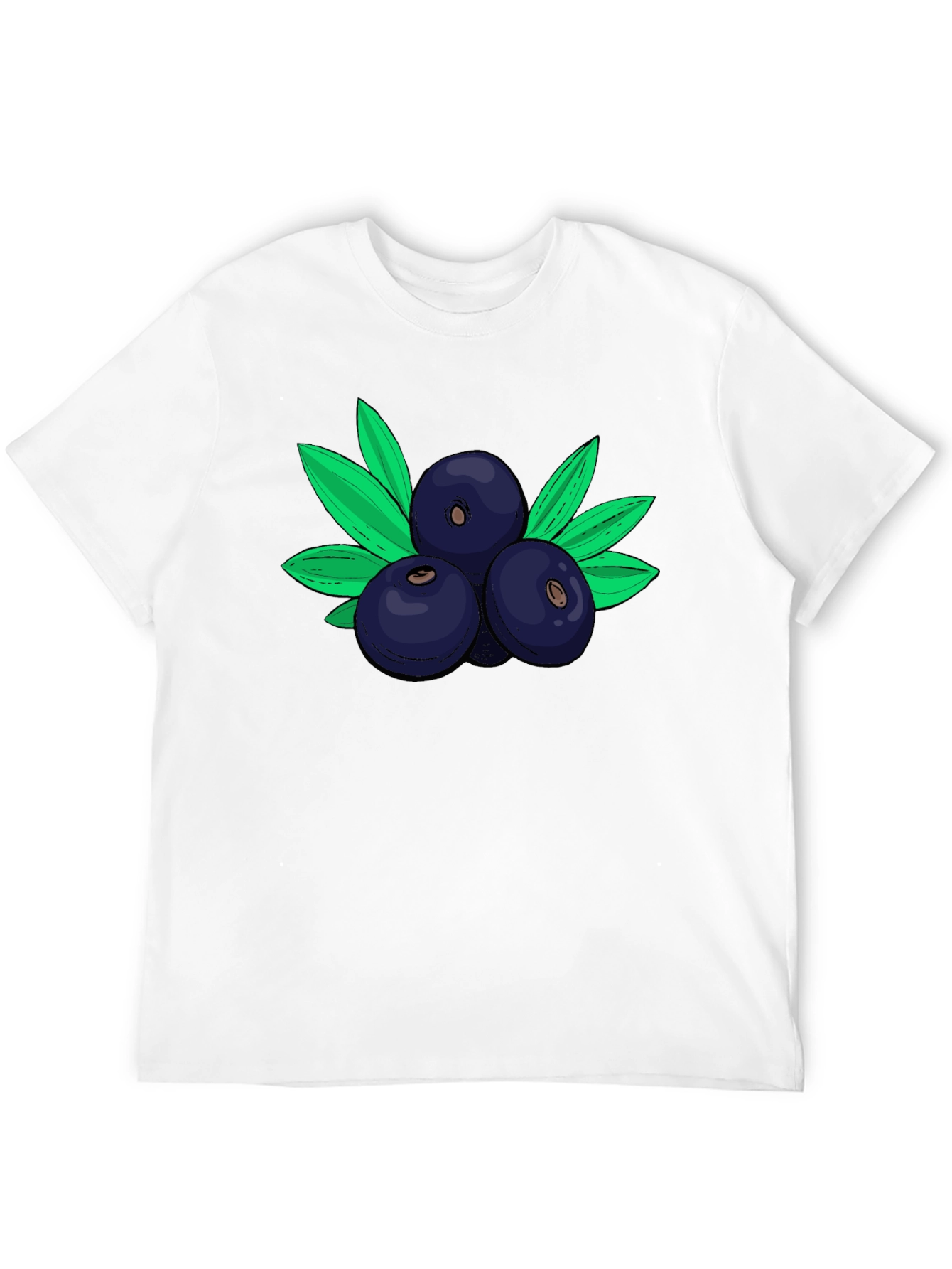 Blueberry Graphic Tee - Fresh & Stylish