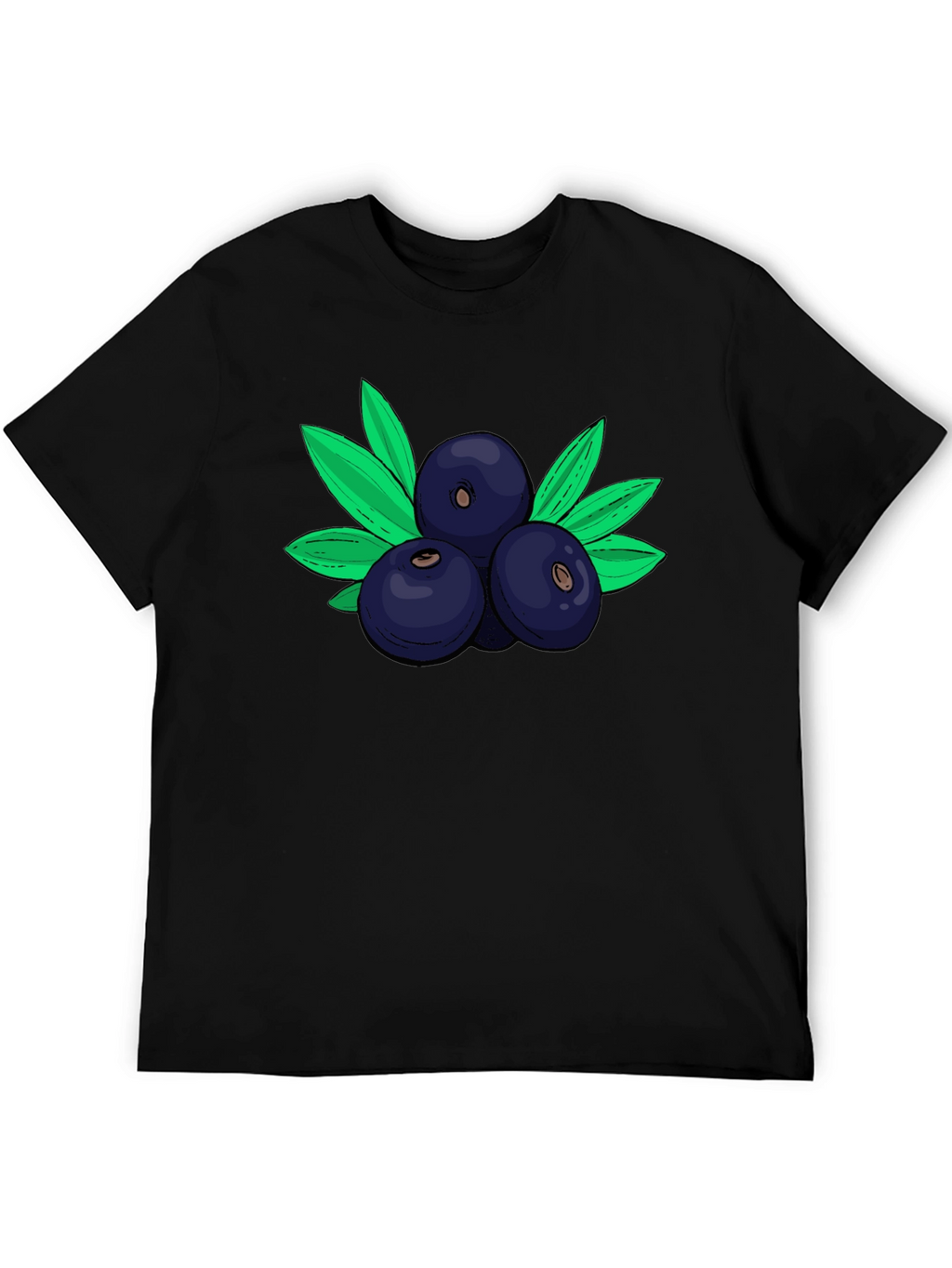 Blueberry Graphic Tee - Fresh & Stylish