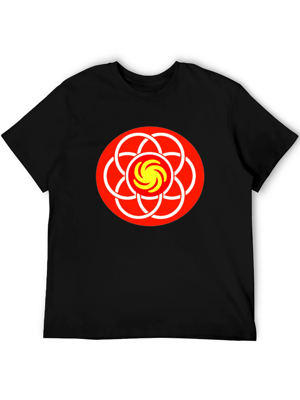 Abstract Graphic Tee - Geometric Design