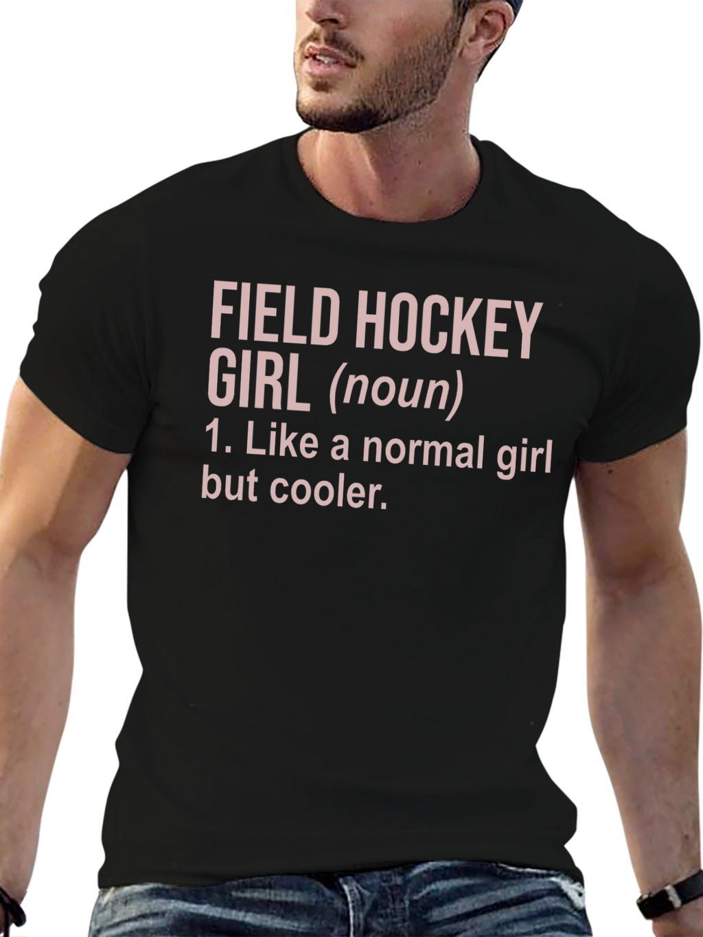 Field Hockey Girl T-Shirt