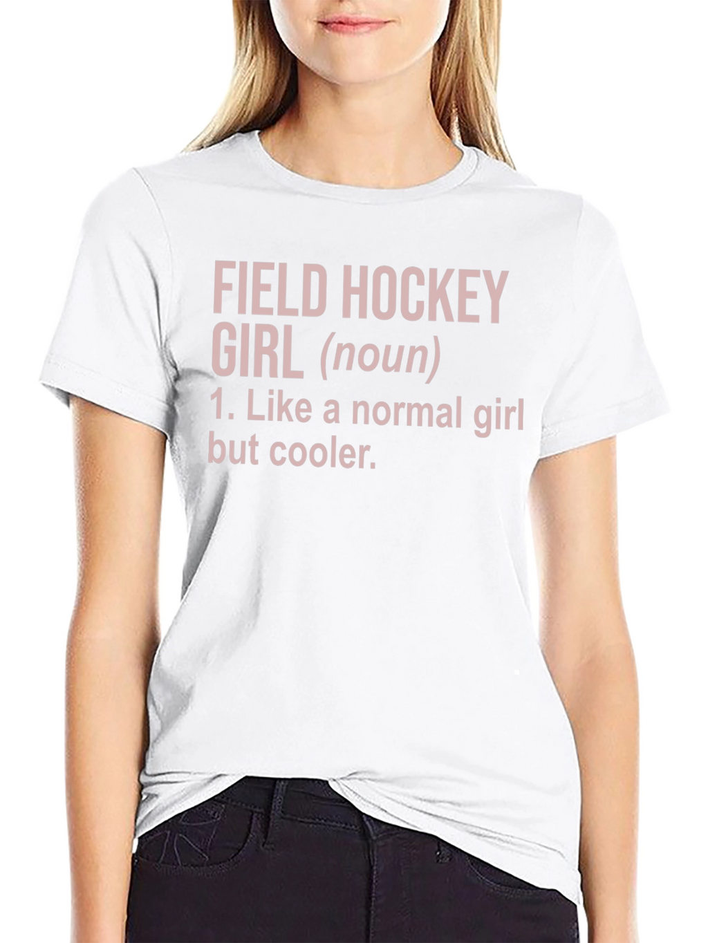 Field Hockey Girl T-Shirt
