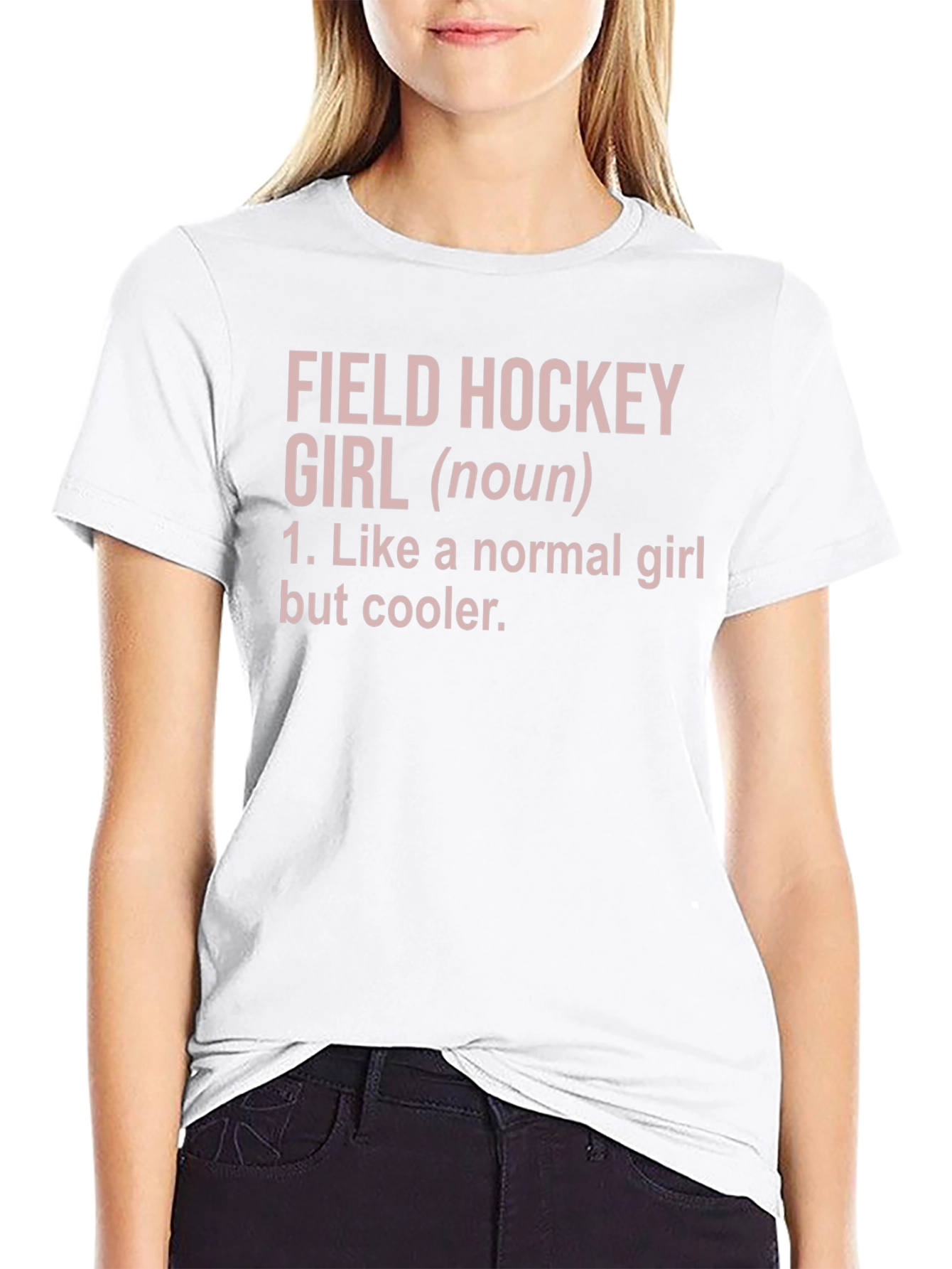 Field Hockey Girl T-Shirt