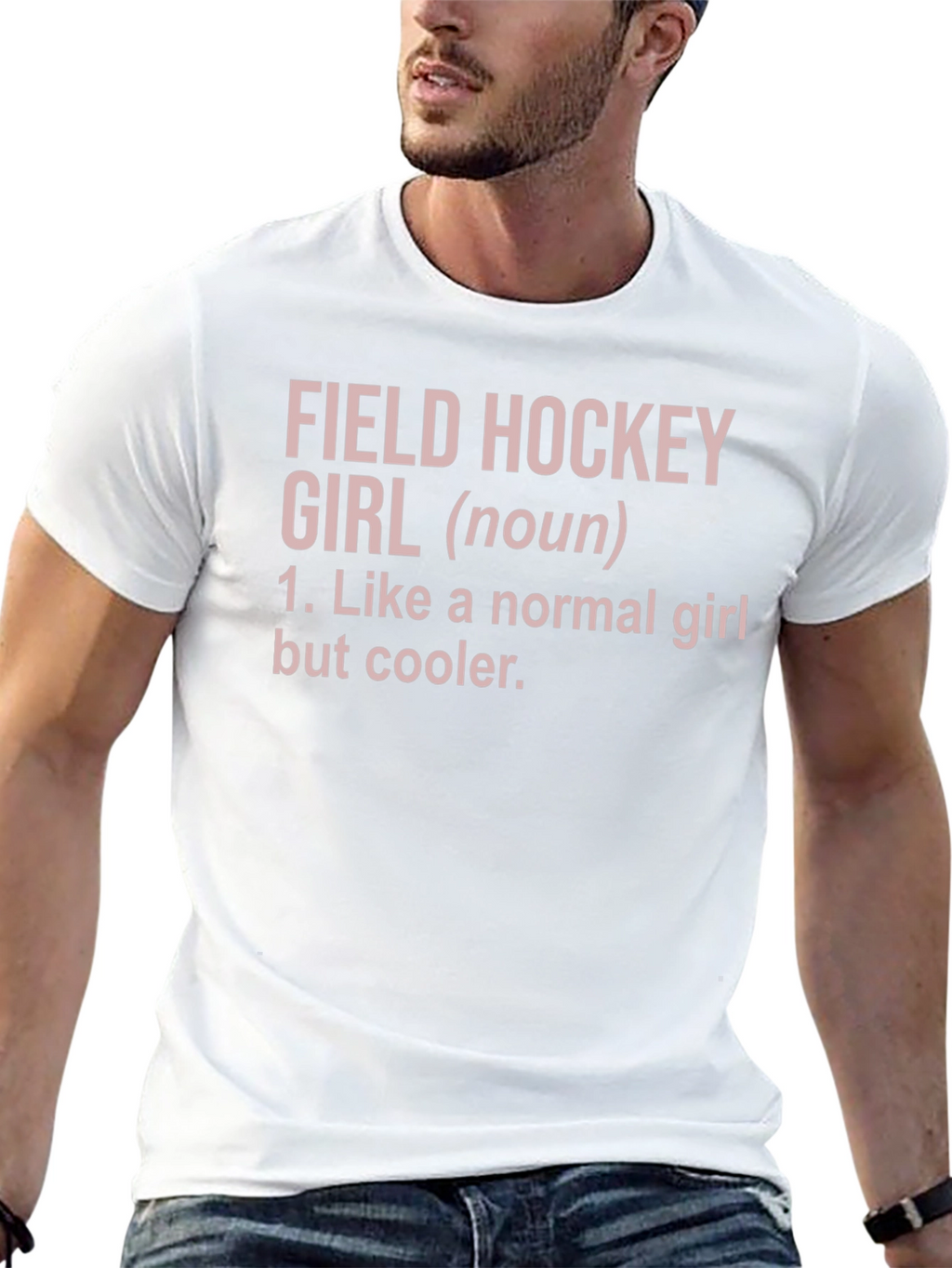Field Hockey Girl T-Shirt