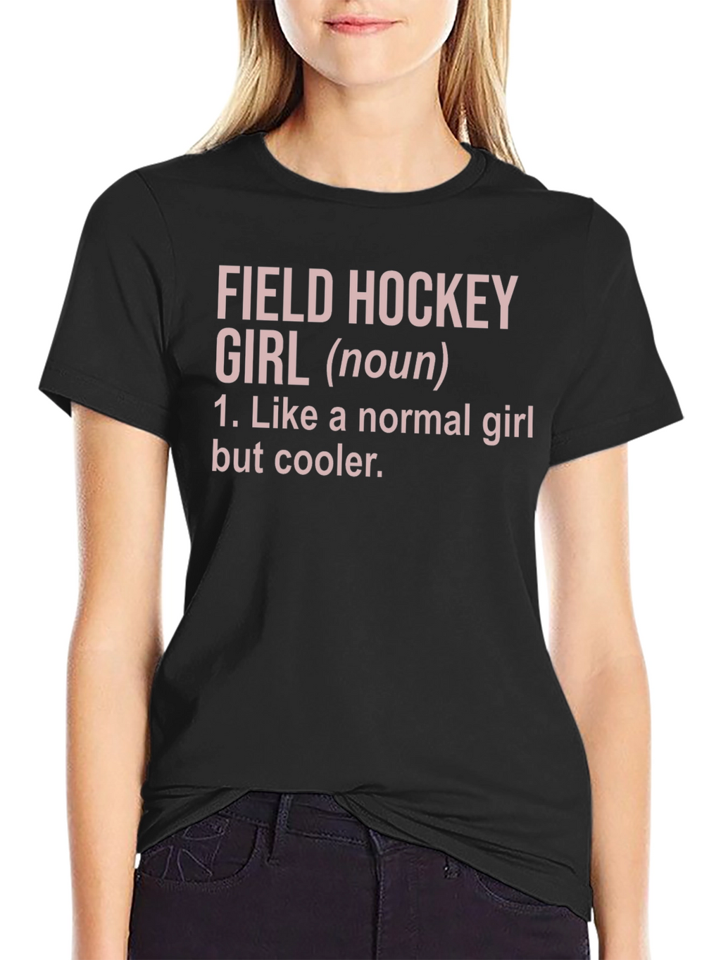 Field Hockey Girl T-Shirt