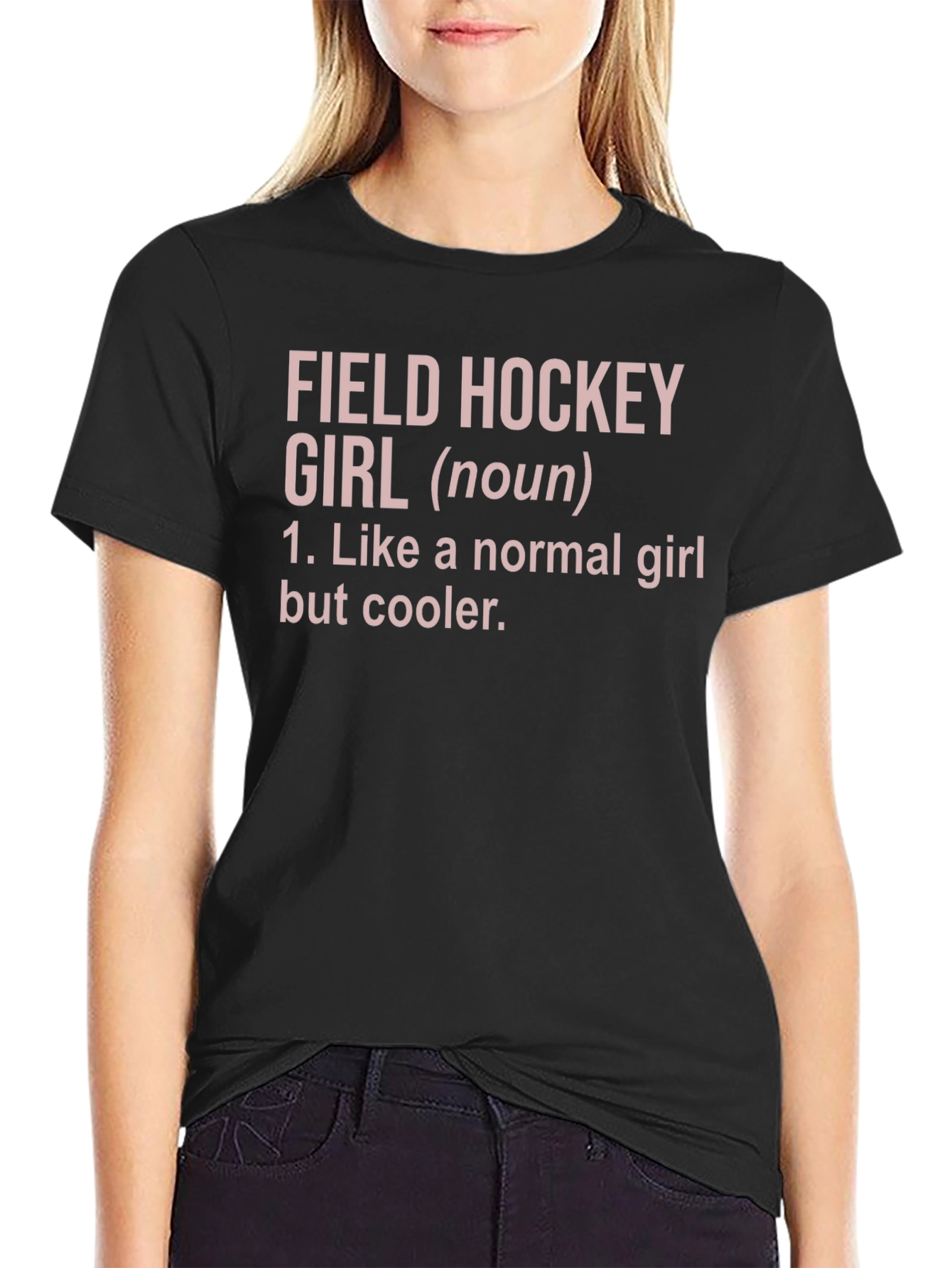 Field Hockey Girl T-Shirt