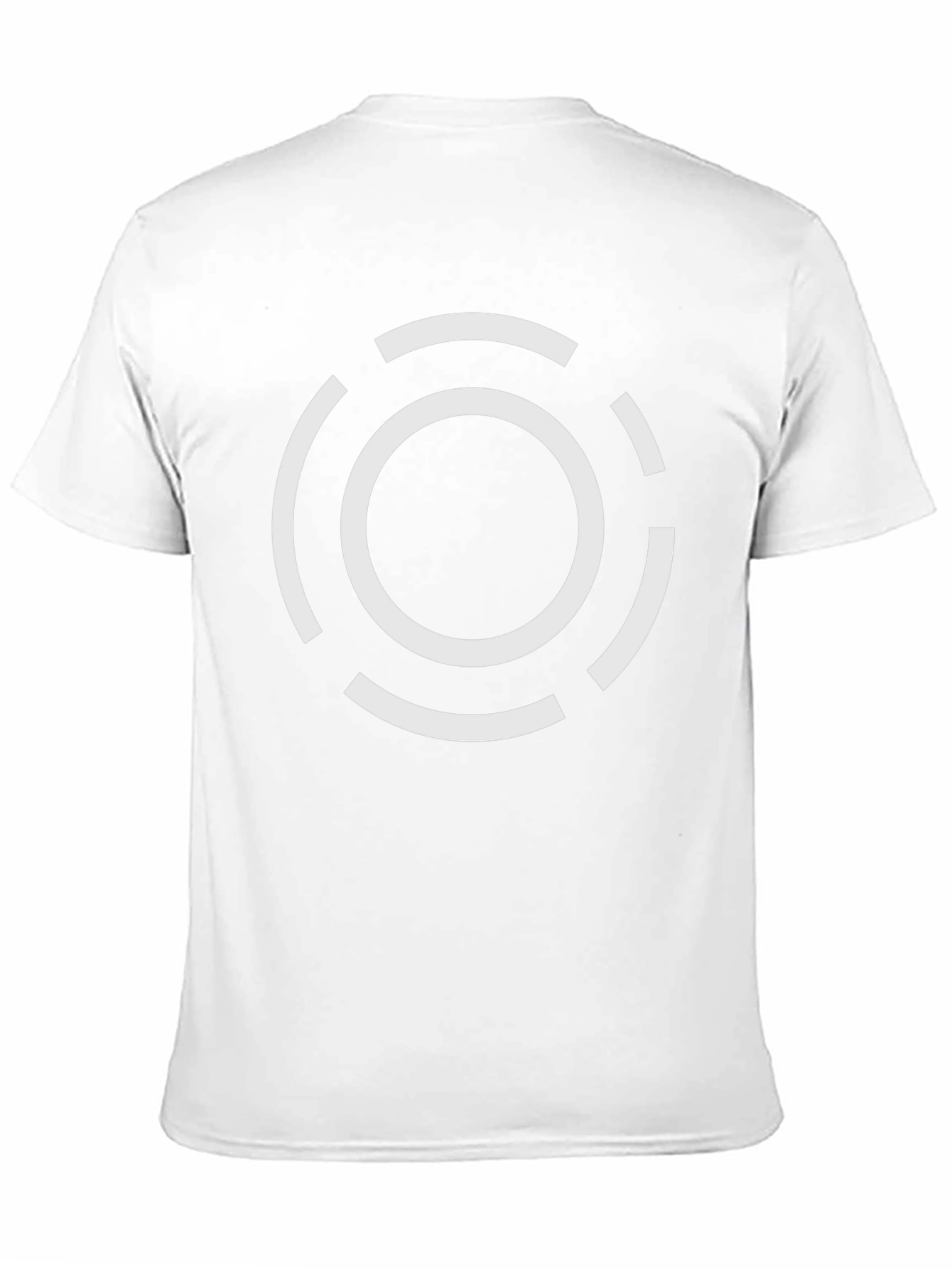 Modern Graphic Tee - Geometric Circle Design