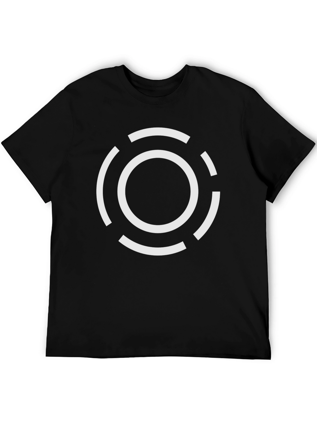 Modern Graphic Tee - Geometric Circle Design