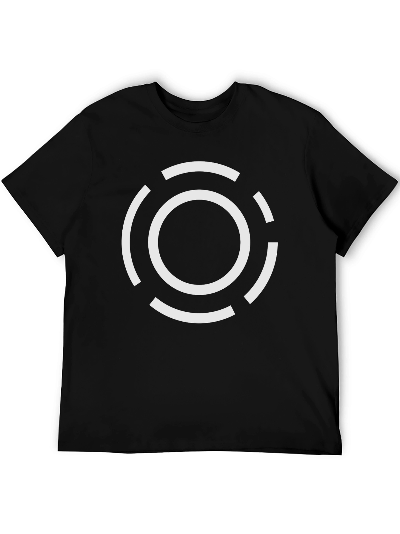 Modern Graphic Tee - Geometric Circle Design