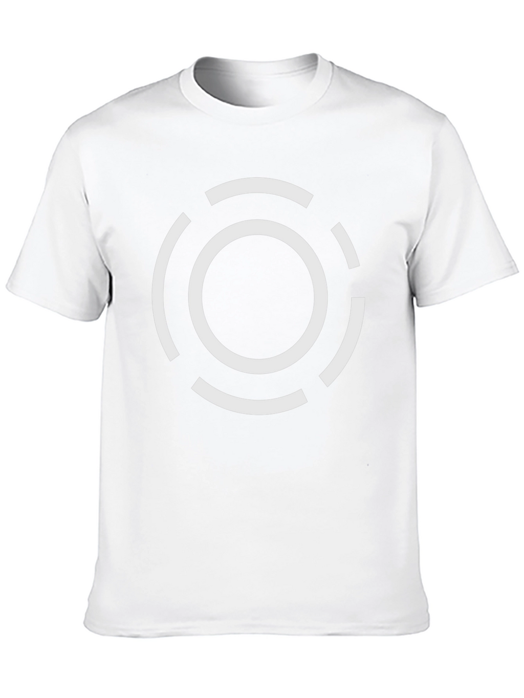 Modern Graphic Tee - Geometric Circle Design