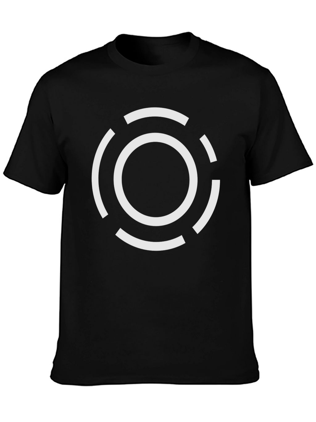 Modern Graphic Tee - Geometric Circle Design