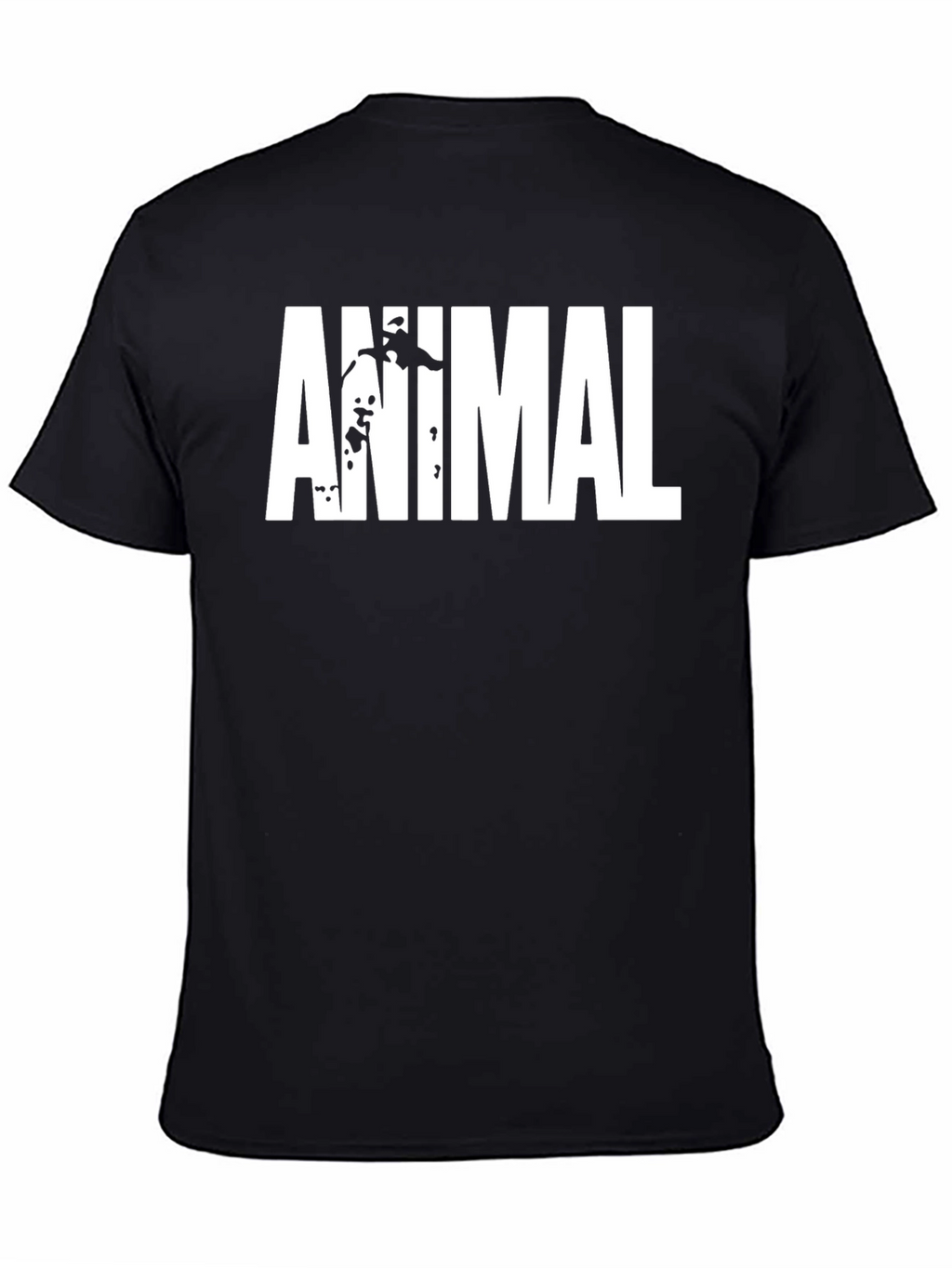Animal T-Shirt - Black Bold Graphic Tee