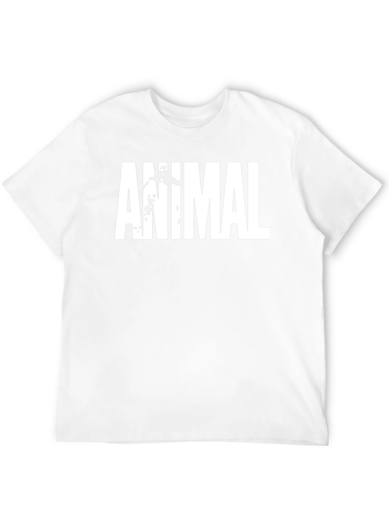 Animal T-Shirt - Black Bold Graphic Tee