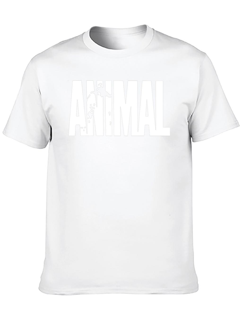 Animal T-Shirt - Black Bold Graphic Tee