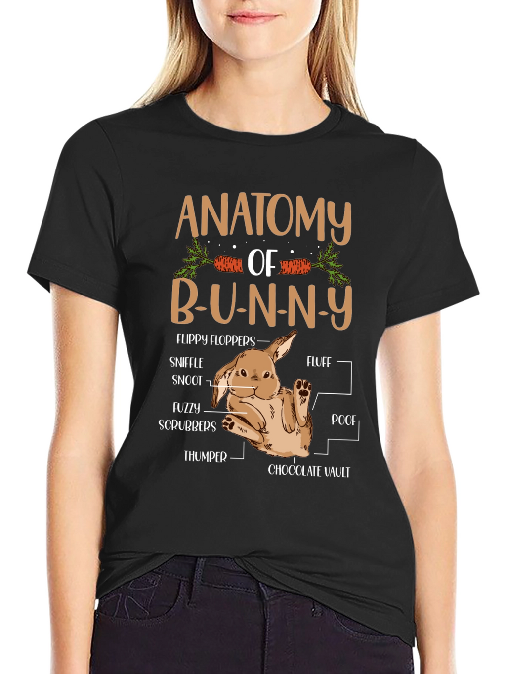 Anatomy of a Bunny T-Shirt - Easter