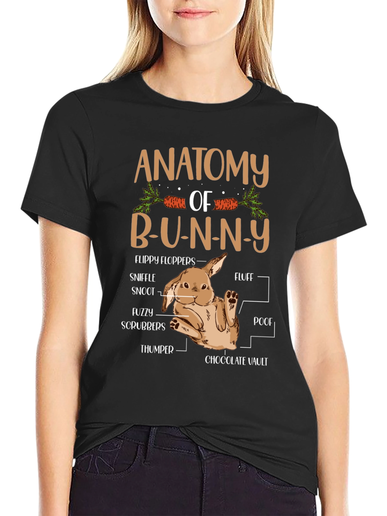 Anatomy of a Bunny T-Shirt - Easter