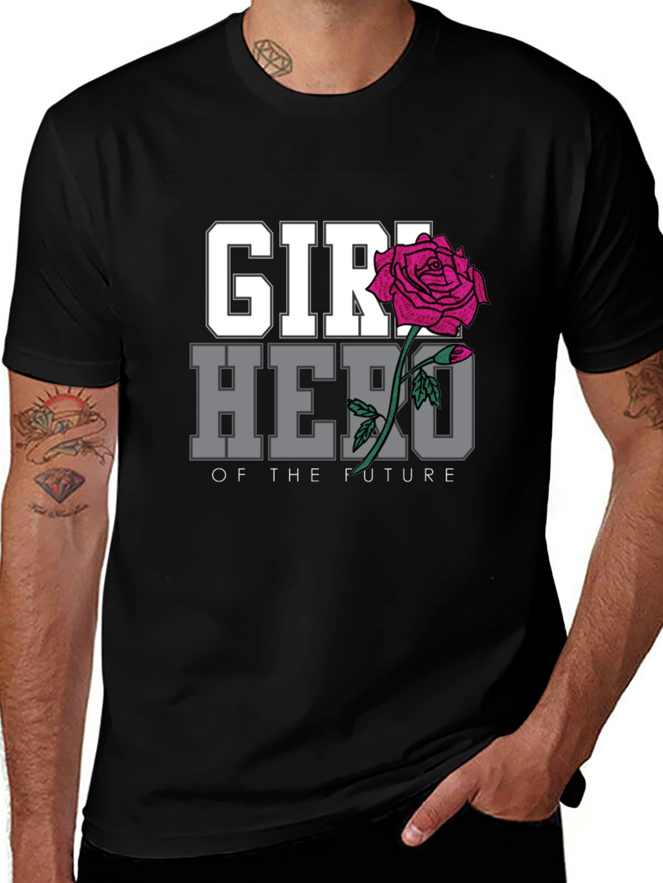 Girl Hero of The Future Graphic T-Shirt