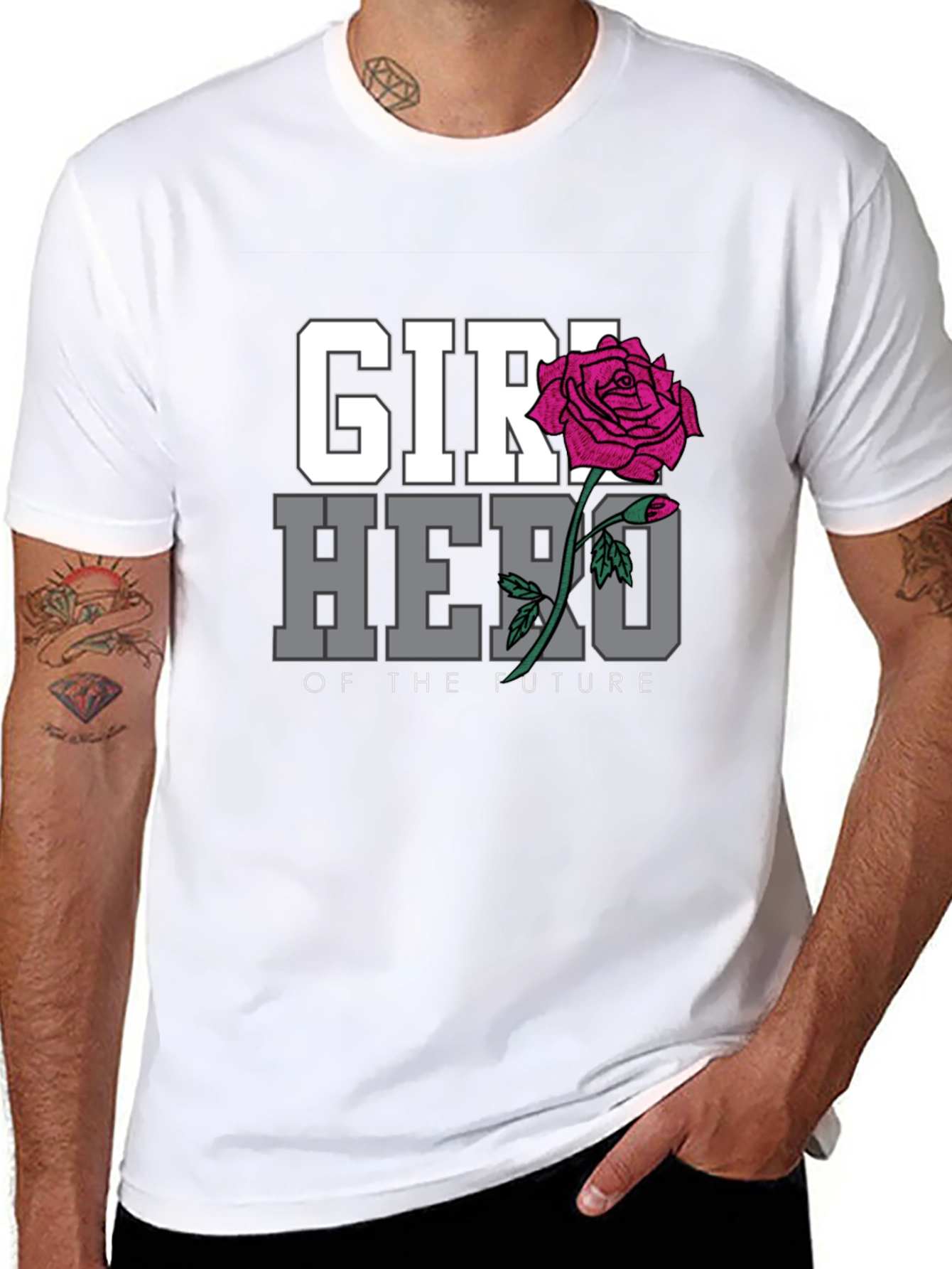 Girl Hero of The Future Graphic T-Shirt