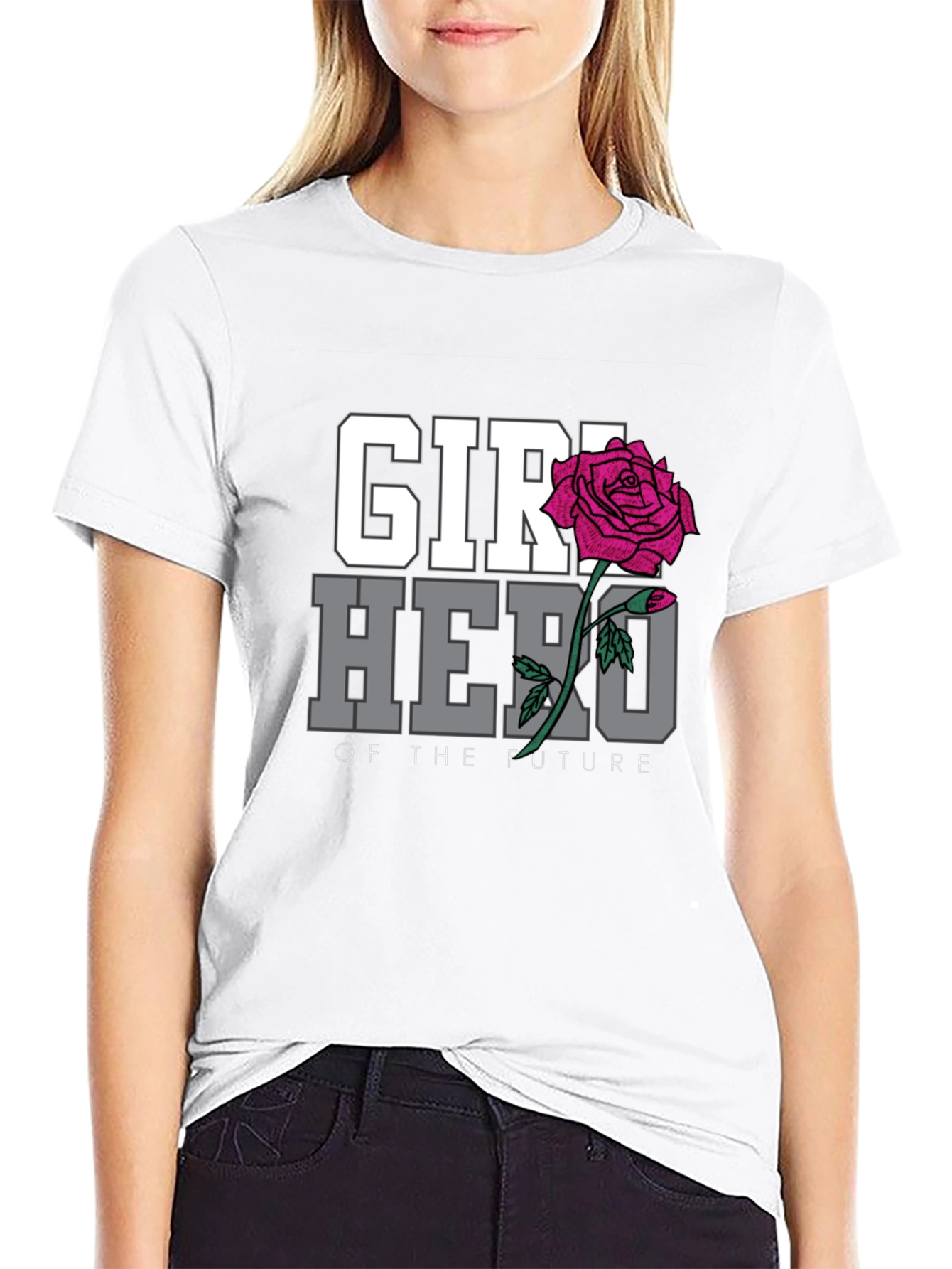 Girl Hero of The Future Graphic T-Shirt