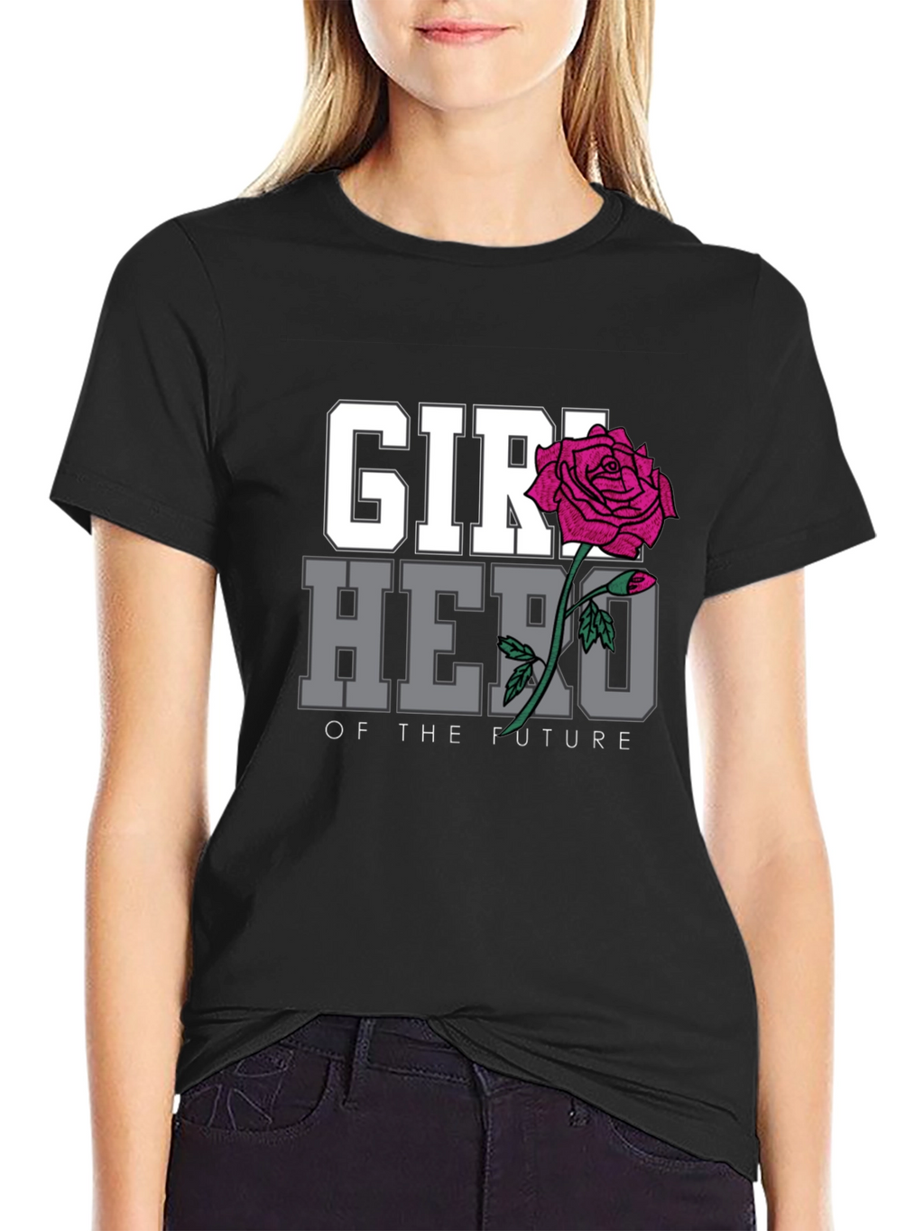 Girl Hero of The Future Graphic T-Shirt