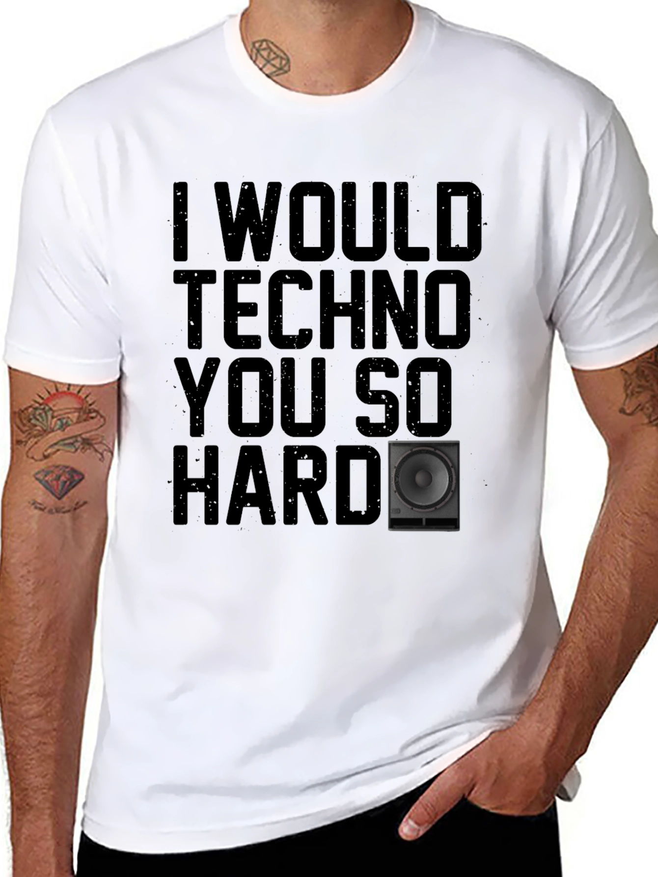 Techno Hard Graphic Tee