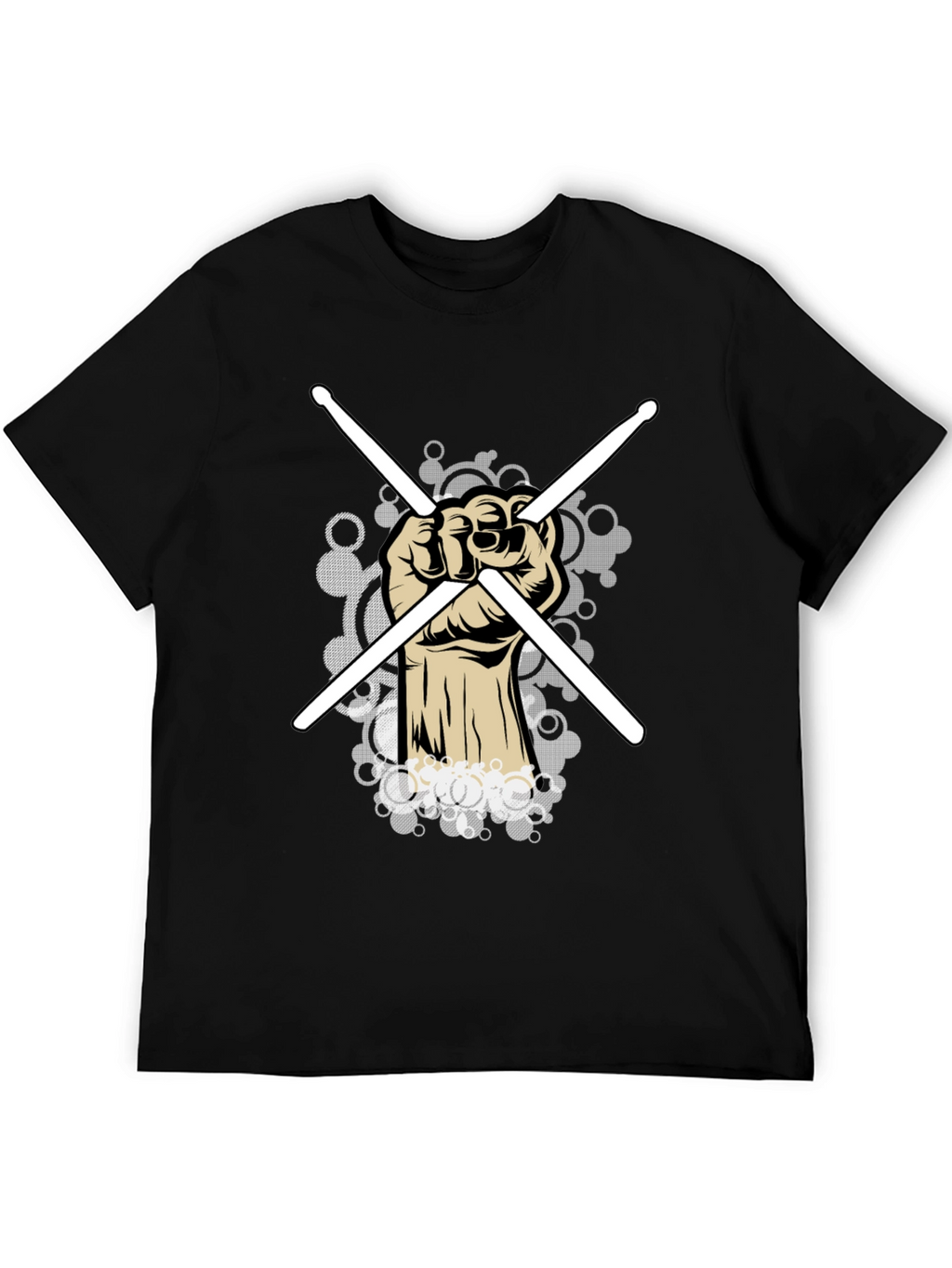 Drummer Fist T-Shirt - Rock and Roll Style