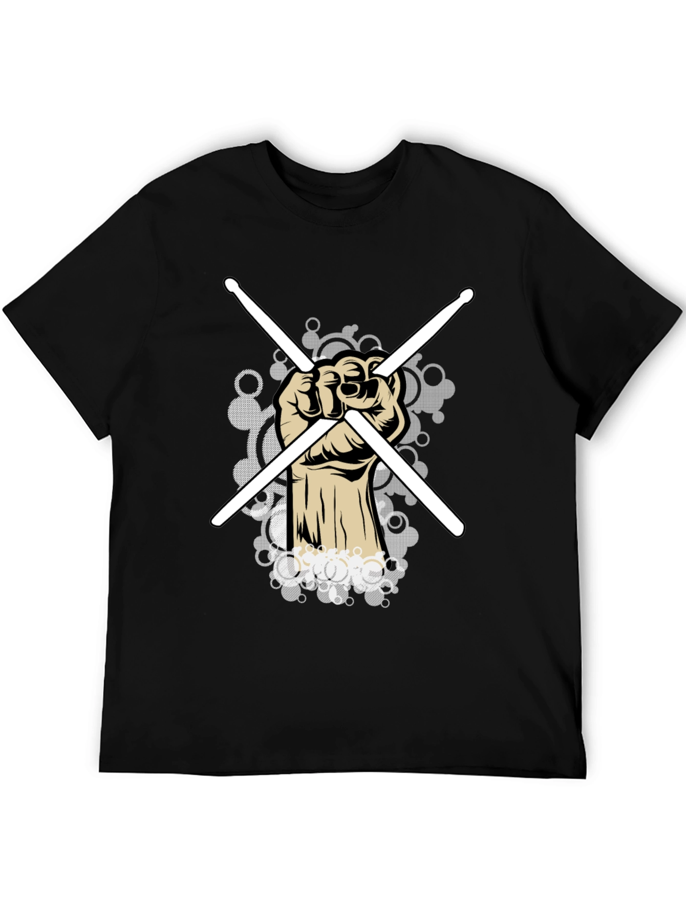 Drummer Fist T-Shirt - Rock and Roll Style