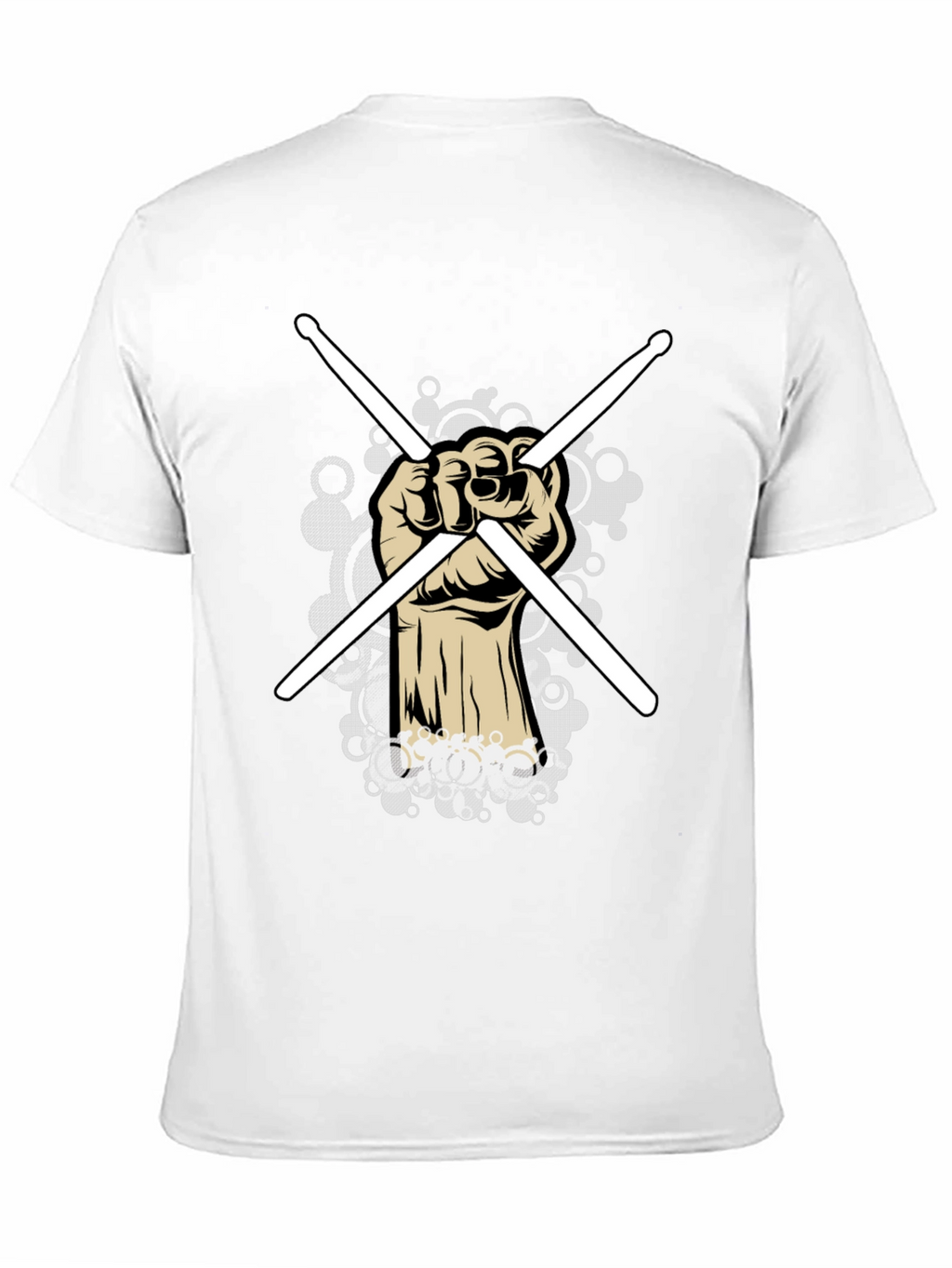 Drummer Fist T-Shirt - Rock and Roll Style